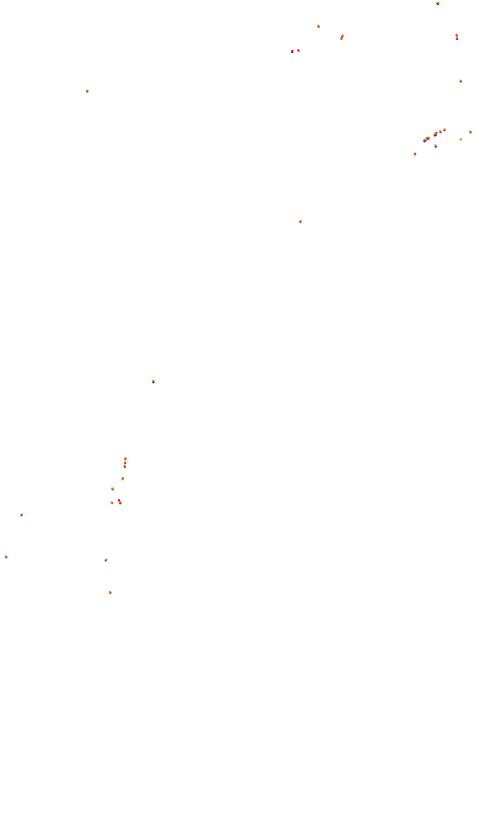 Monza collisions